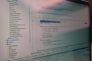 C++ Certification Level 1 - Detailed view of code and file structure in a software development environment.
