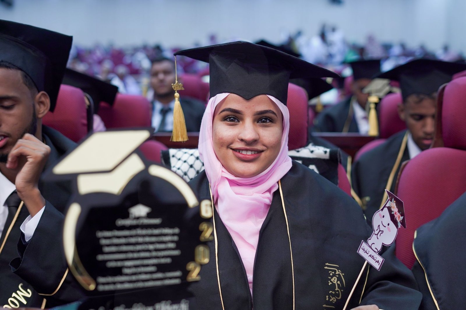 Autobiography Writing Diploma - Smiling graduates in caps and gowns at a ceremony, representing academic achievement and celebration.